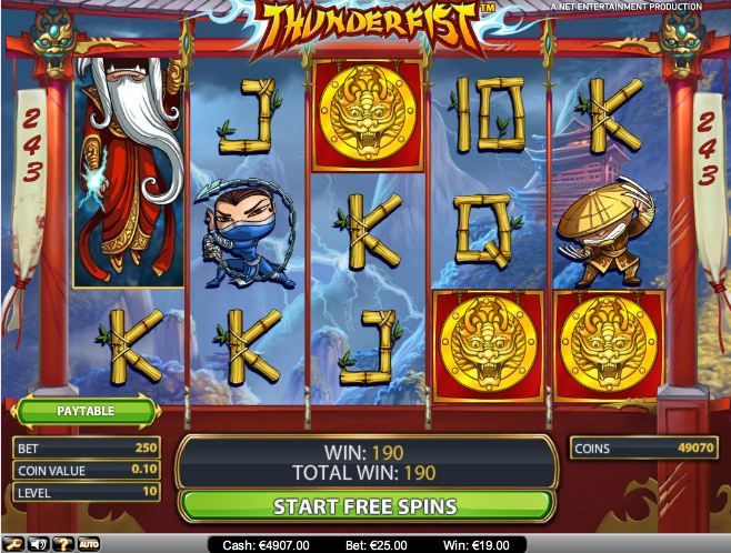 Thunderfist Video Slot Machine