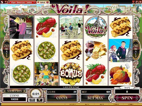 Voila Video Slot at Red Flush Casino