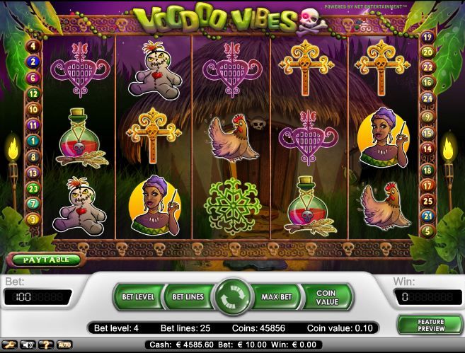 Voodoo Vibes Video Slot Machine Review