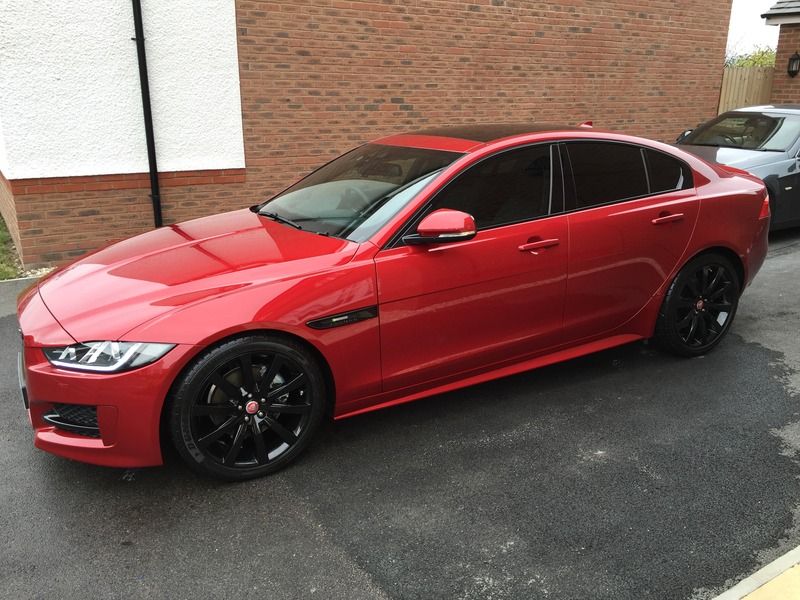 Jaguar XE paint Detailing World Forum