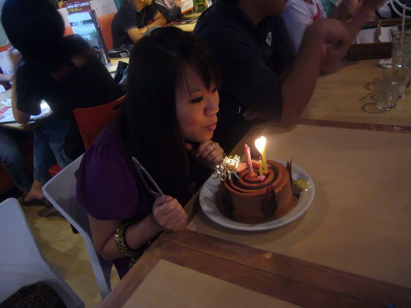 Blowing the Cake!!