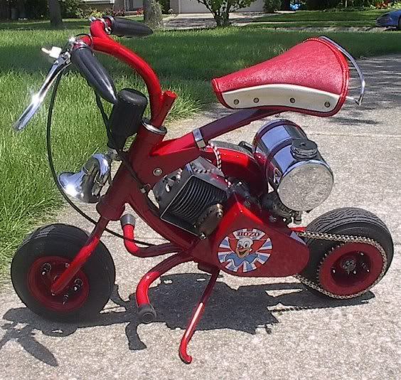 mini bike with weedeater motor