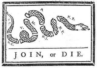 American Colony Flag Join or Die