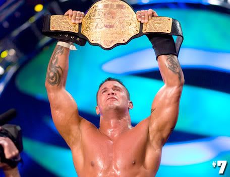 Randy Orton  Holds Belt Upside Down Pictures, Images and Photos