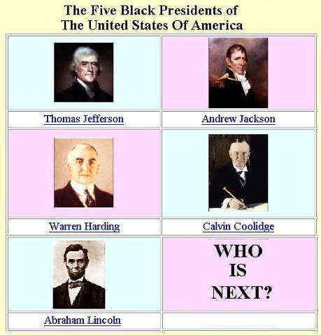 The Five Black Presidents Of Usa Hibernasi