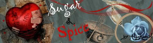 banner for sugar and spice