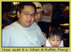 foto dengan ayah & oom Ichan