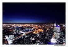 Melbourne view from the Observation Deck