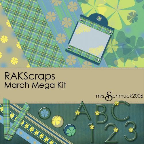 RAKScraps March mega kit