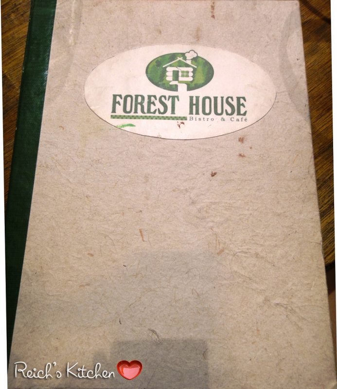 Forest House Bistro & Café Menu 01