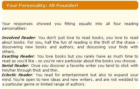 My. Book Personality