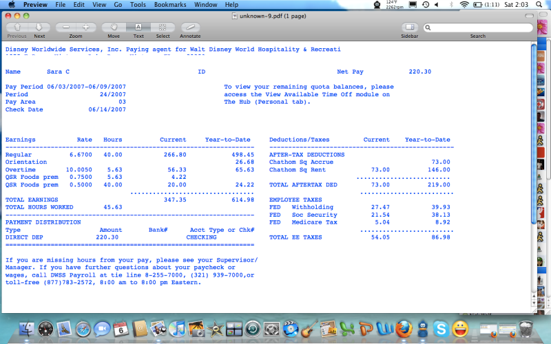 Paycheck Page 2 The DIS Disney Discussion Forums