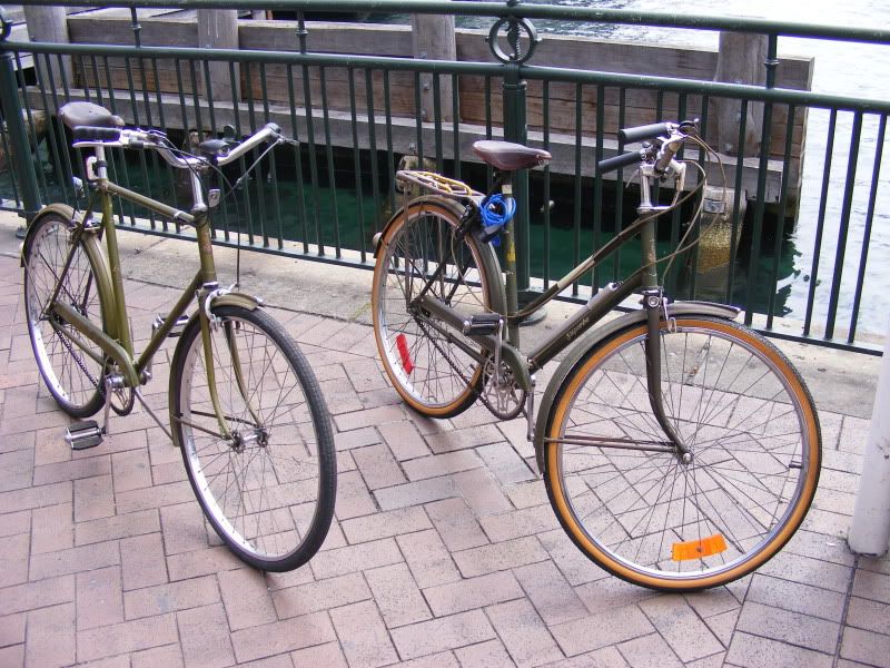 1977 Men's and 1967 Lady's Raleigh Roadsters