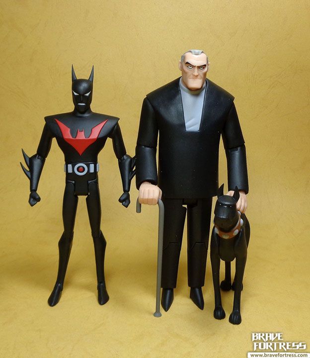 Dc Collectibles Batman The Animated Series Batman Beyond With Bruce Wayne And Ace Brave Fortress