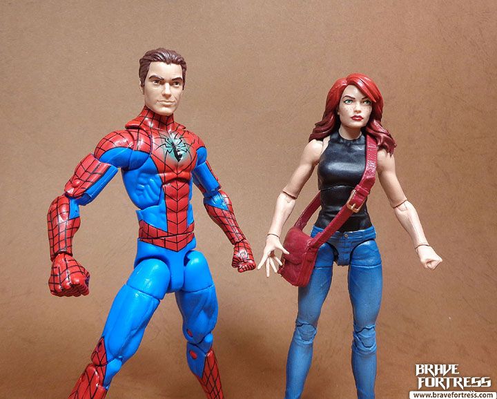 marvel legends spiderman and mary jane 2 pack