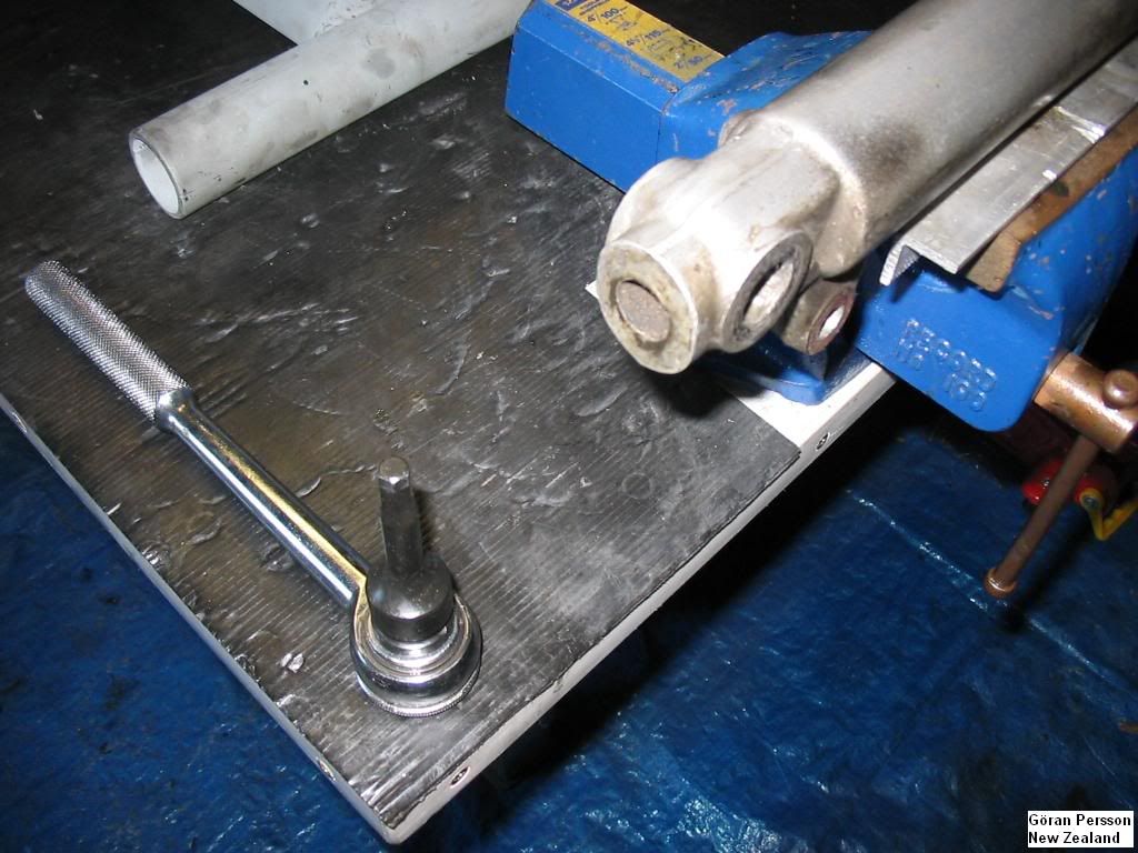 A 8mm Socket Allen Key is used to Remove the Lower Bolt. Pictures, Images and Photos