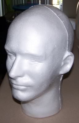 Baby Styrofoam Head