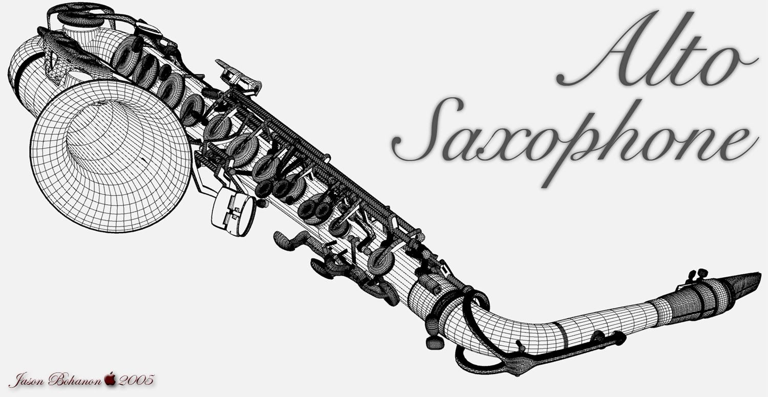 CGTalk Realism Alto Sax Poster, Jason Bohanon (3D)