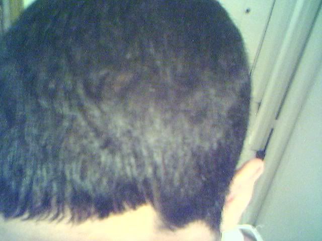 this is why i dont like my hair long- even if i get it edged without a cut 