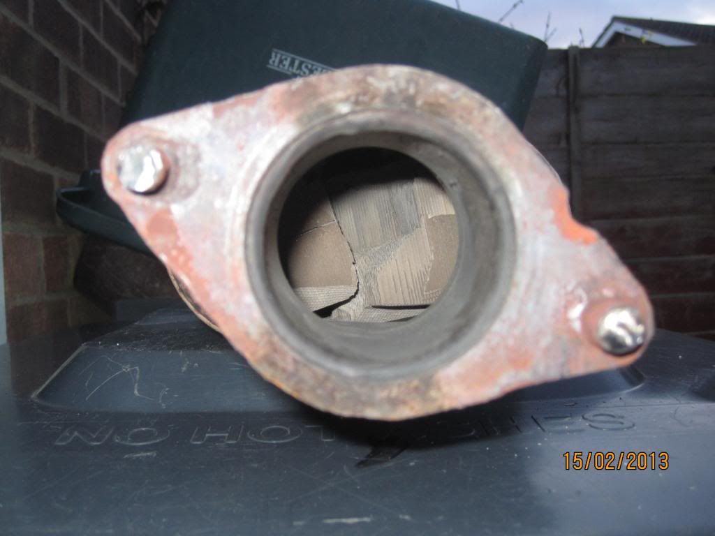 BROKEN CATALYTIC CONVERTER