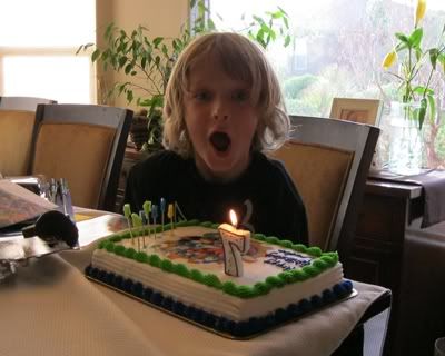 no stinkin globe for this kid, he got Transformers, trucks, games, and a future trip to Disneyland!!