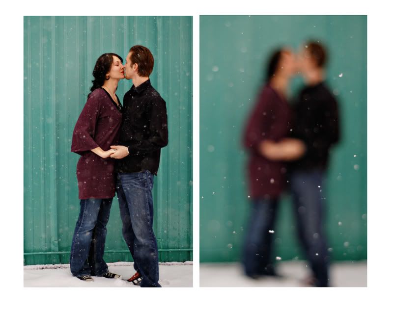 Kissing in the Snow