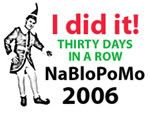 NaBloPoMo 2006