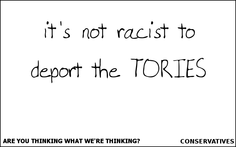 Tory election poster