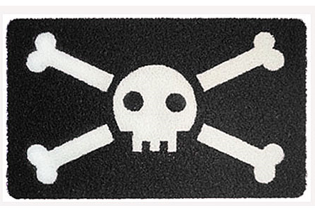 Skull & Bones PVC Doormat
