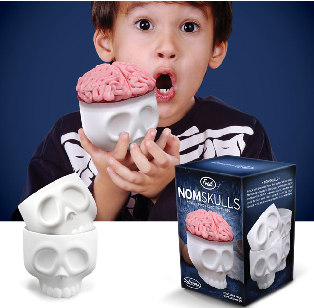 Nomskulls - skull cupcake molds