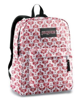 Jansport Backpack- Dead Spades Skull