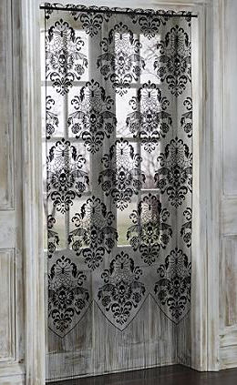 Damask Skull Window Panel