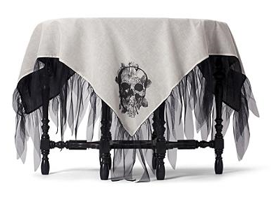 Gothic Skull Table Cloth