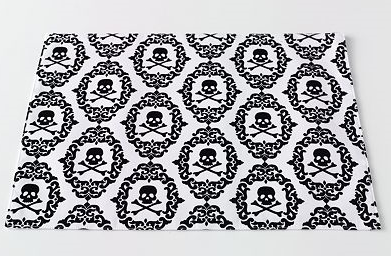 Skull Flocked Placemats