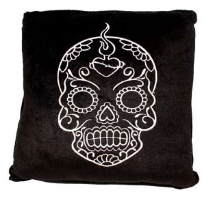 Sugar Skull Muerte Pillow
