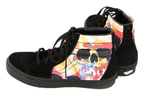 Vans Paint Skull High Tops