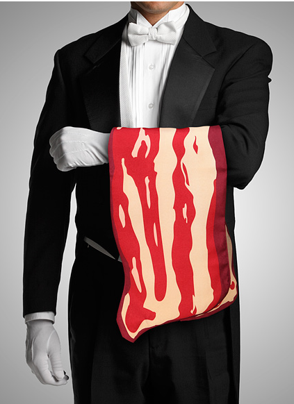 bacon tea towel