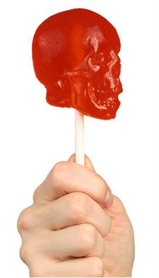 GUMMY SKULL ON A STICK