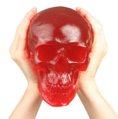 GIANT GLOWING GUMMY SKULL