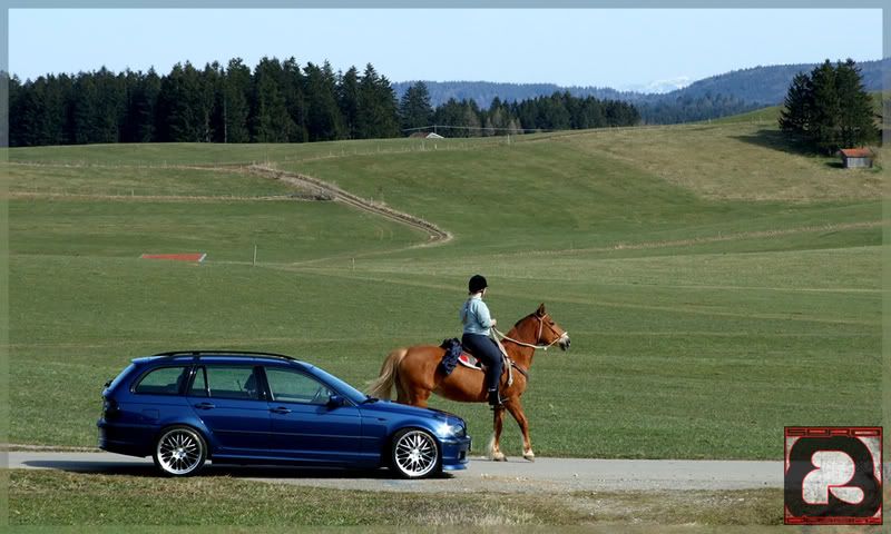 Edel, breit, topasblau & schwarz 2 - 3er BMW - E46