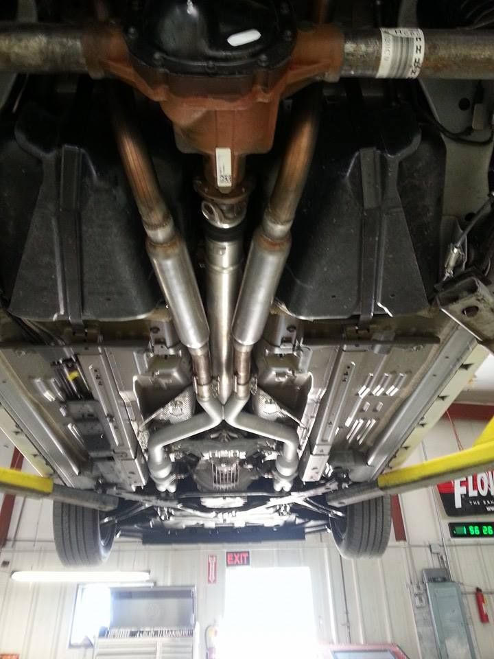 Resonator placement Mustang Evolution