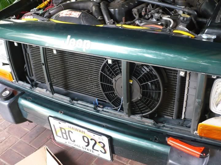 Jeep zj electric cooling fan