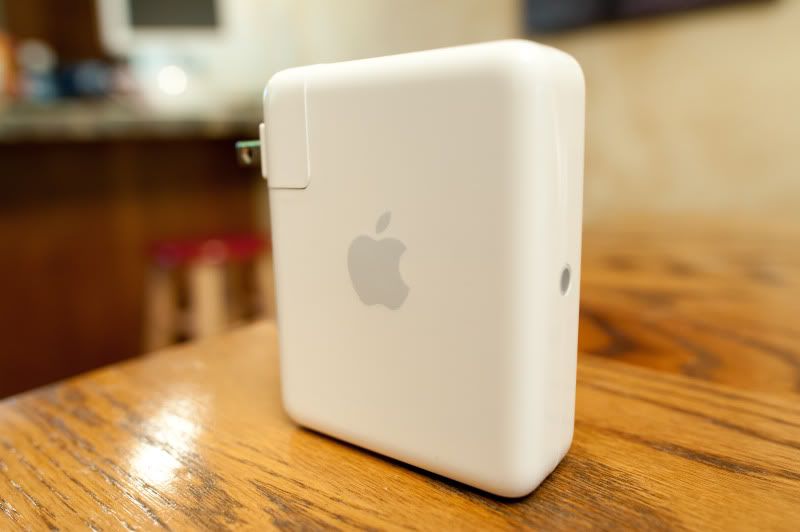 airport express router. an Airport Extreme.