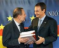 Javier Solana y Rodríguez Zapatero