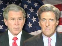 Bush y Kerry