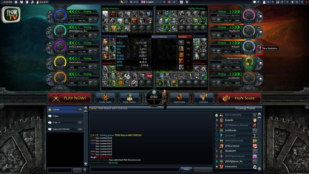 Heroes of newerth can't join matchmaking
