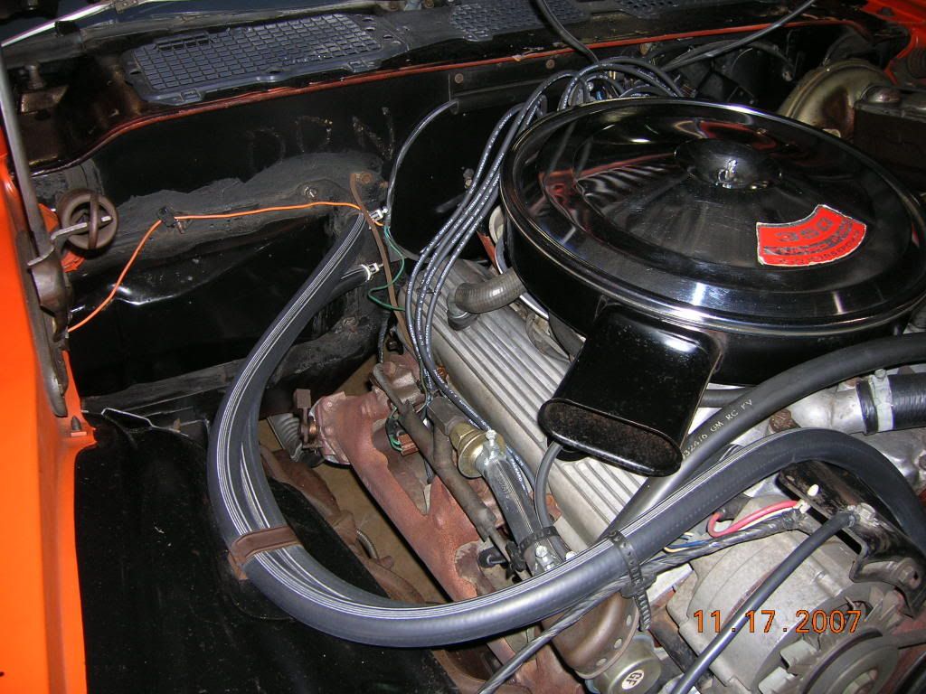 1970 Z28 Heater Hose Ratainers