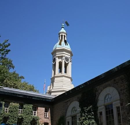 Nassau Hall Bell Tower with Pants
