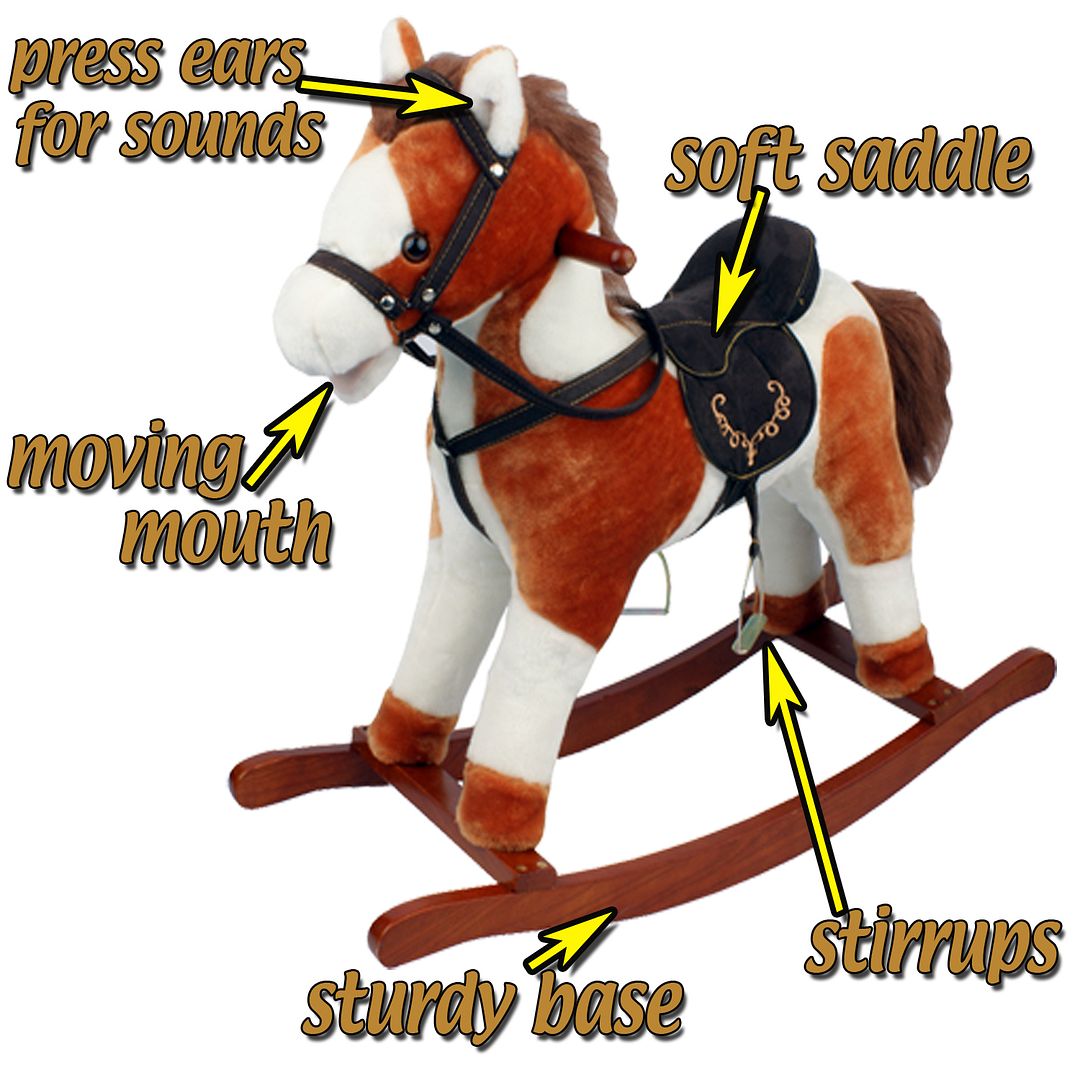 soft rocking horse for toddler