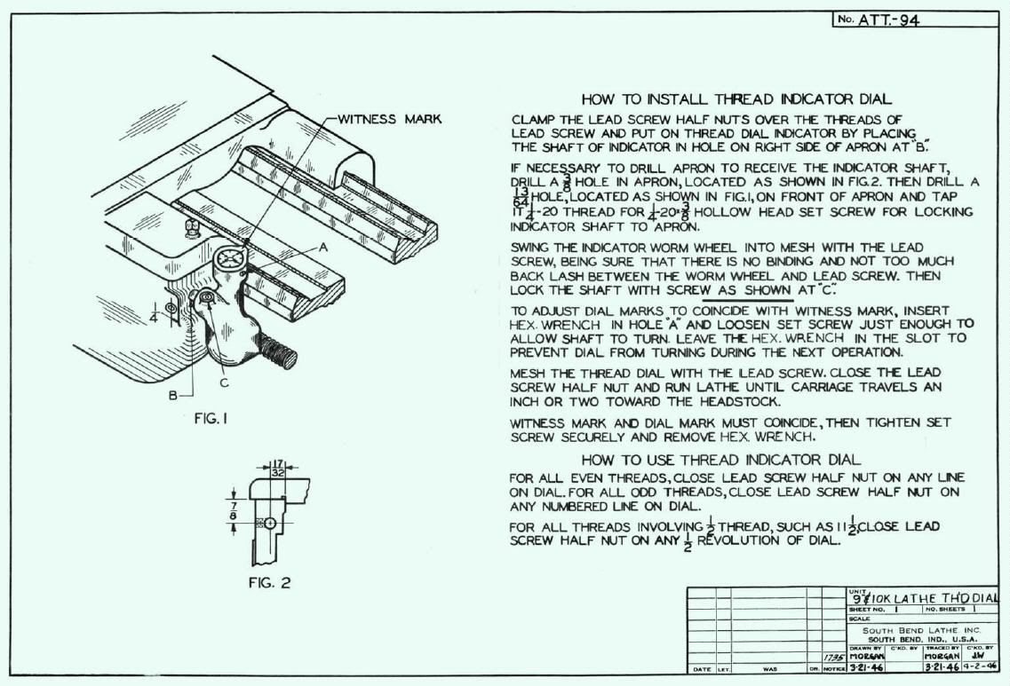 How Do I Install A Threading Dial?